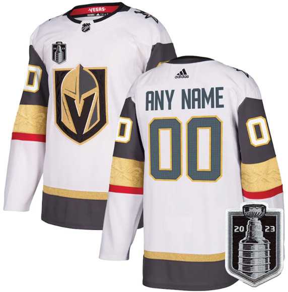 Men%27s Vegas Golden Knights Active Player Custom White 2023 Stanley Cup Final Stitched Jersey->customized nba jersey->Custom Jersey